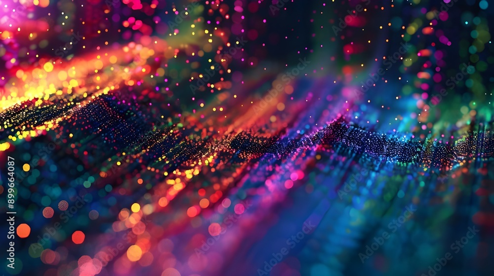 A dynamic and colorful abstract featuring vibrant neon light streaks in a spectrum of colors, creating a sense of energy and motion. A dynamic and colorful abstract featuring vibrant neon light streaks in a spectrum of colors, creating a sense of energy and motion.
