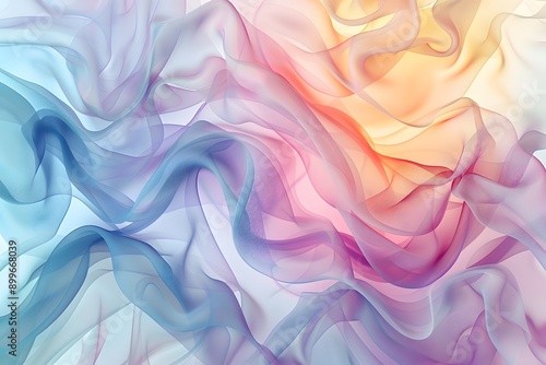 Serene Pastel Dreams. Abstract background with a soft gradient of pastel colors