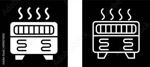 Convection Heater Vector Icon