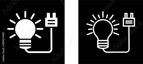 Electric Bulb Vector Icon