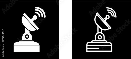 Communication Satellite Vector Icon