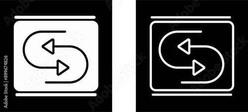 Reverse Arrow Vector Icon