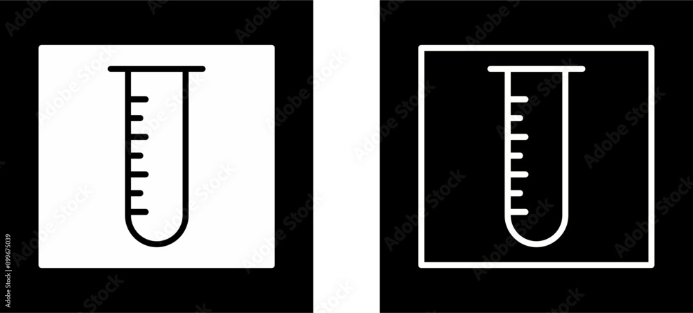 Fototapeta premium Tube Vector Icon