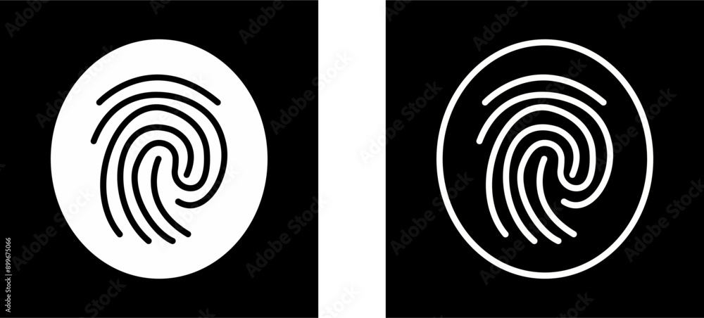 Fingerprint Vector Icon Fingerprint Vector Icon