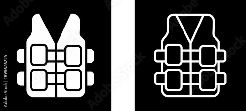 Bullet Proof Vest Vector Icon