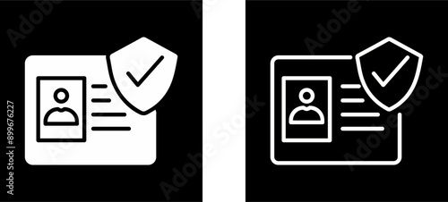 Protected Card Vector Icon