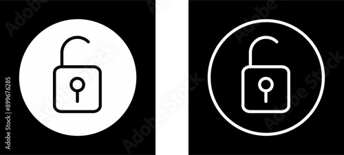 Open Lock Vector Icon