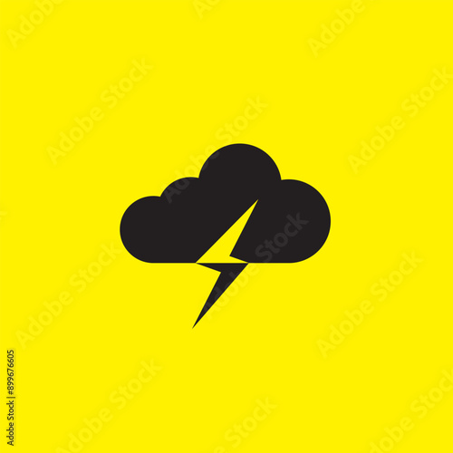 electric cloud symbolizes power and energy