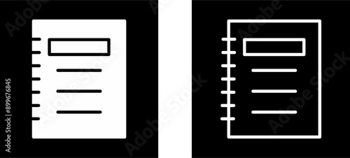 Notepad Vector Icon