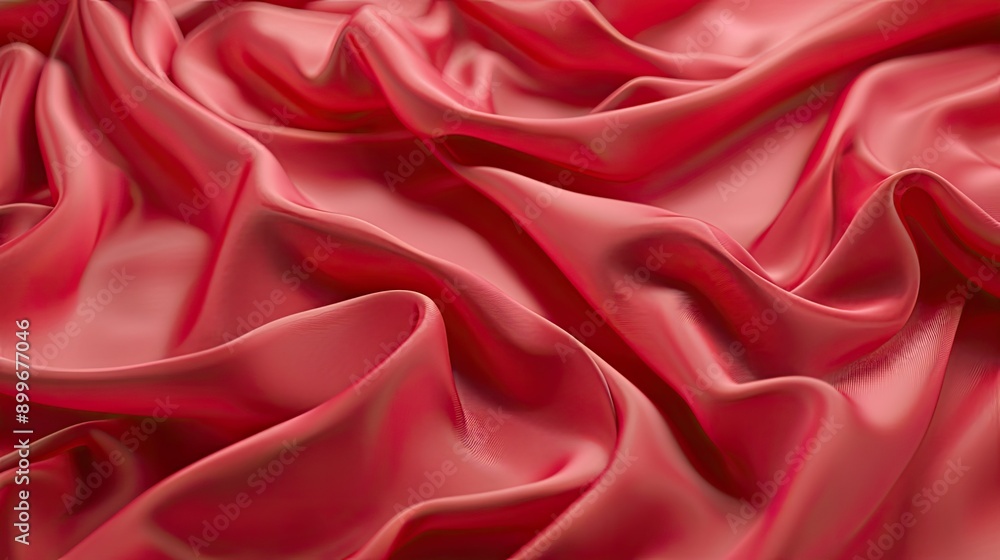 Obraz premium Luxurious flowing cloth, soft and elegant, perfect for product presentation and mockup, 3D render