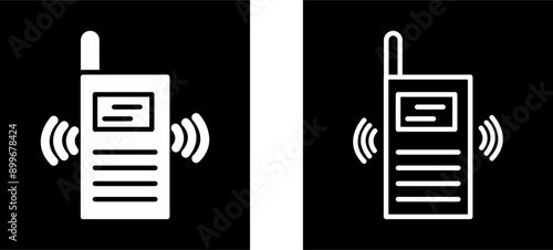 Walkie Talkie Vector Icon