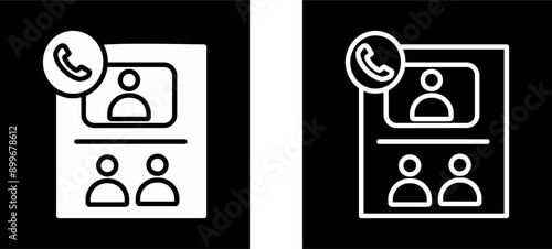 Conference Call Vector Icon