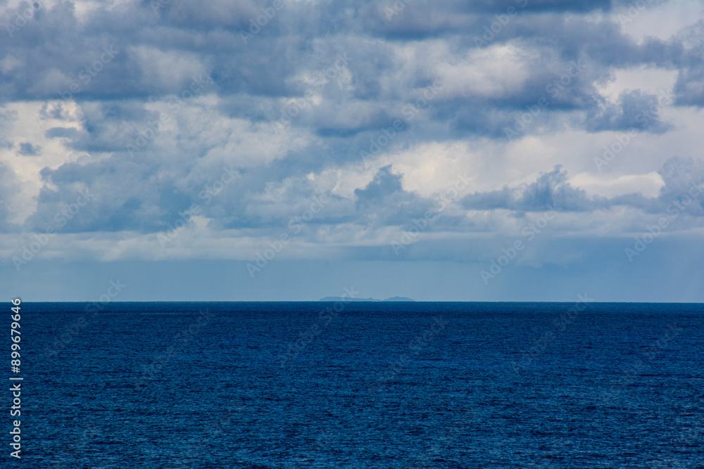 Seychells Cloudy Ocean, Mahe Island Seychells Cloudy Ocean, Mahe Island