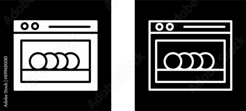 Dishwasher Vector Icon