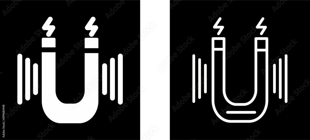 Magnet Vector Icon Magnet Vector Icon