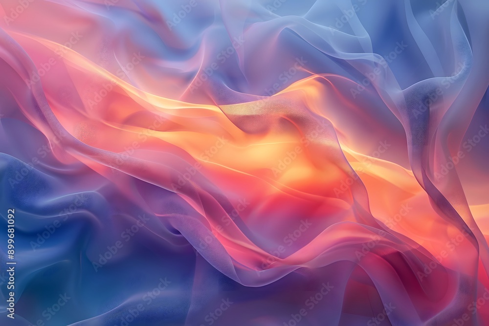 Harmony of Warm and Cool Tones. Abstract background with a gradient of warm and cool... Harmony of Warm and Cool Tones. Abstract background with a gradient of warm and cool...