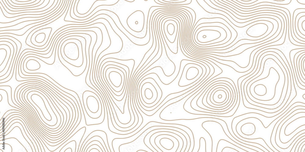 Fototapeta premium Panorama view gradient multicolor wave curve lines banner background design. Vector illustration. wave Line topography map contour background .Abstract Topographic map background with wave line.