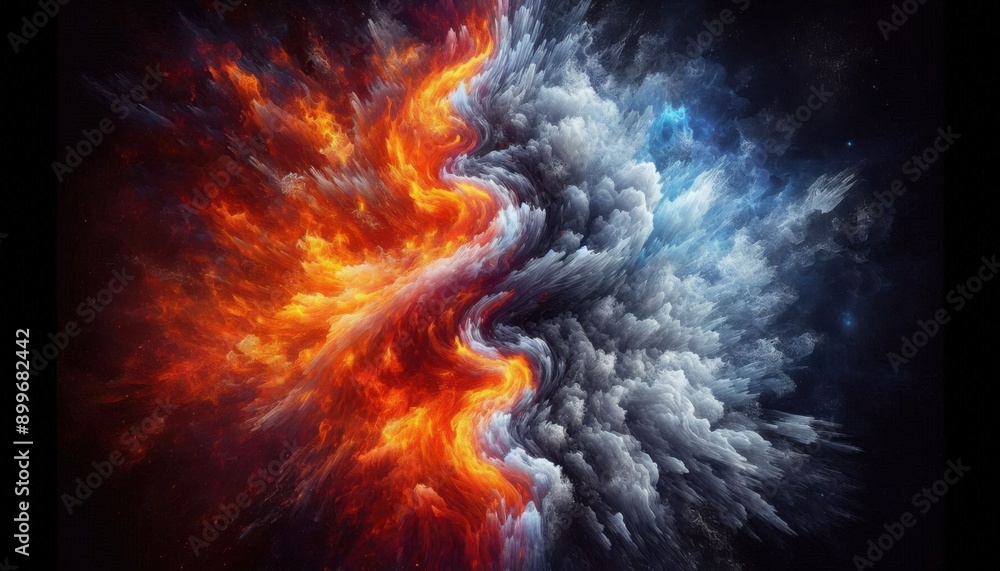 big fire fight with cold water big fire fight with cold water