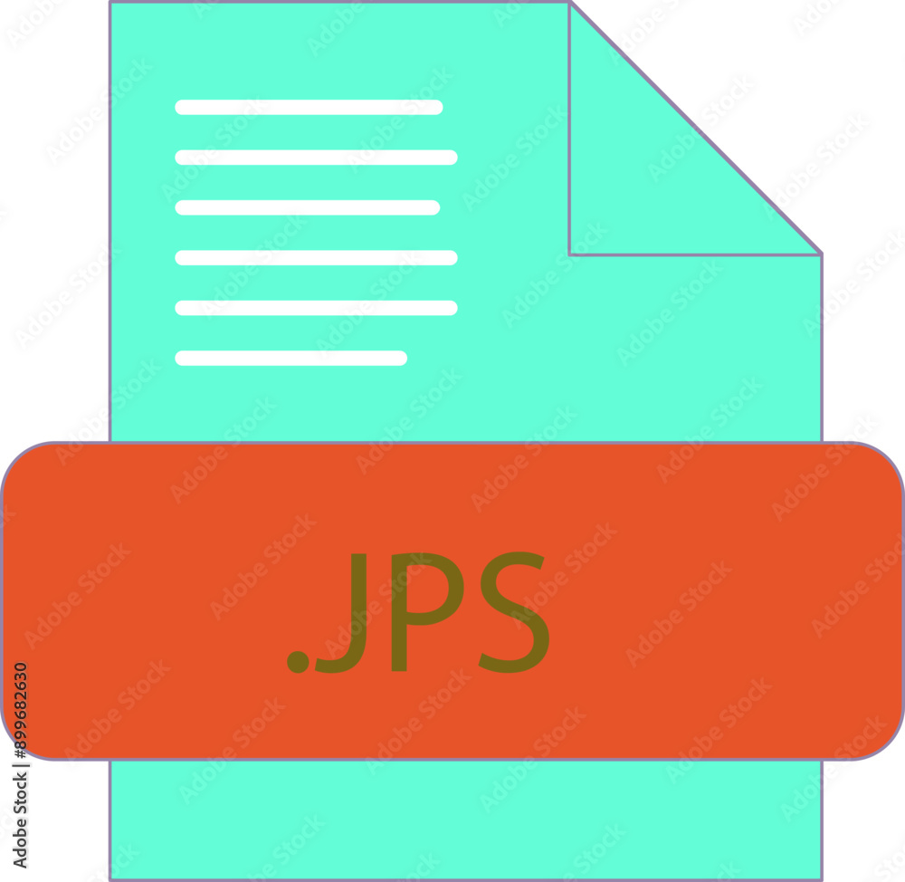 JPS File extension icon fill and bebes writting JPS File extension icon fill and bebes writting