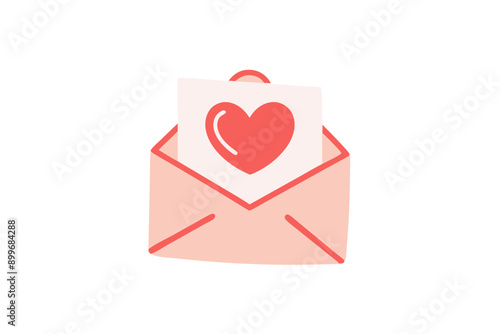 Love letter doodle Vector