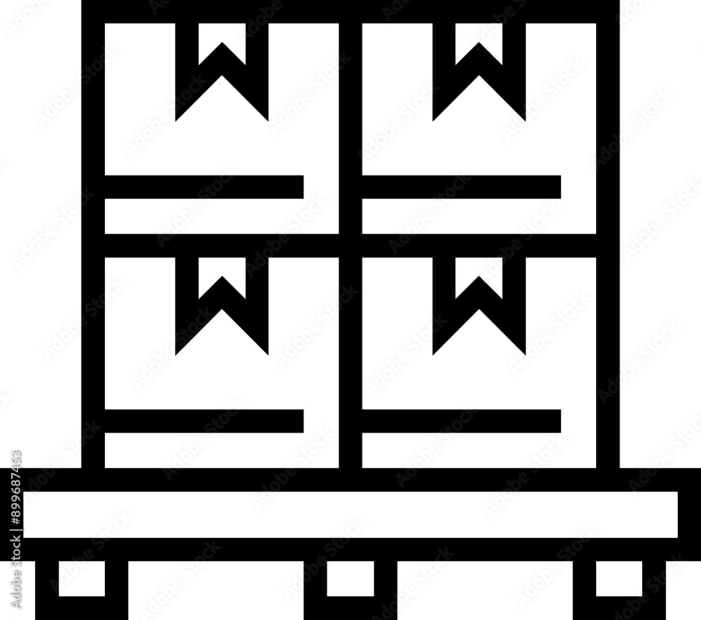 warehouse shelf icon warehouse shelf icon