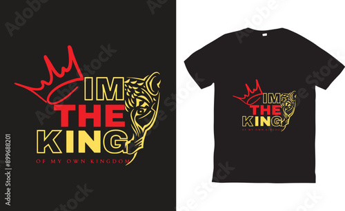 Embrace your royal status with this "I'm the King" t-shirt! Featuring bold and playful typography, this shirt adds a touch of humor to your wardrobe. Perfect for anyone with a regal sense of humor.