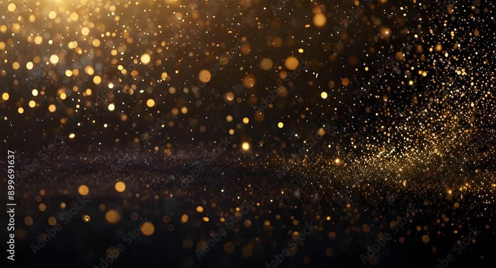 background of abstract glitter lights. gold and black. de focused background of abstract glitter lights. gold and black. de focused