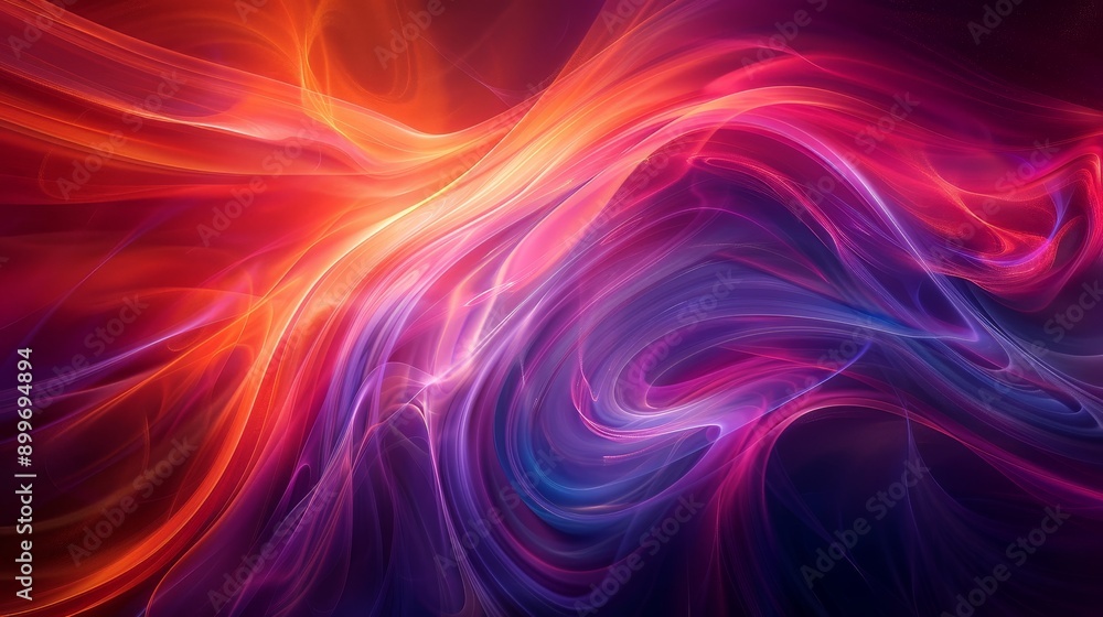 Abstract energy patterns with dynamic, swirling designs and vibrant colors Abstract energy patterns with dynamic, swirling designs and vibrant colors