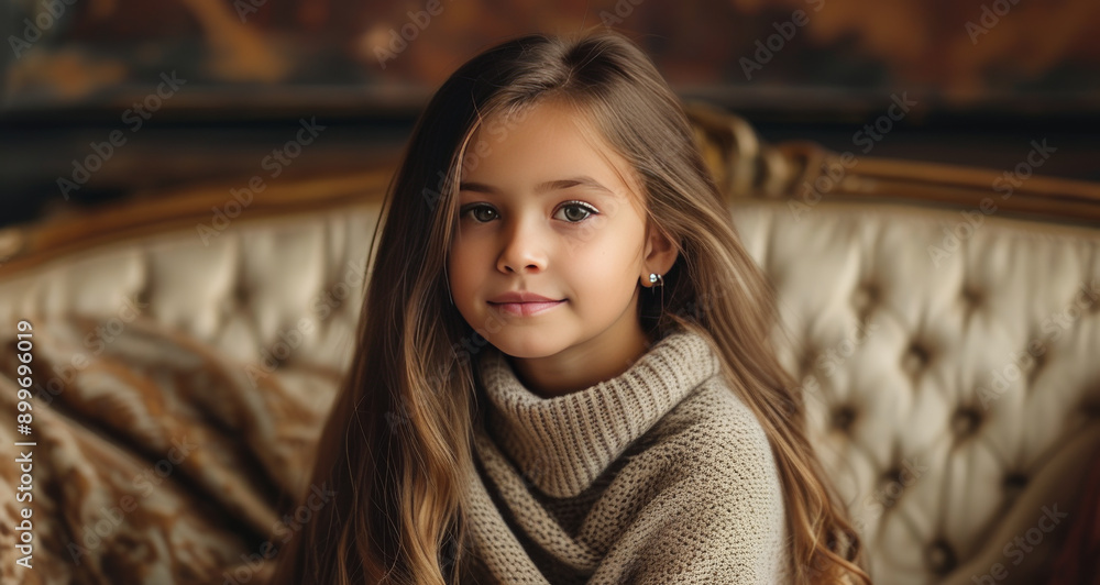 A beautiful little girl 