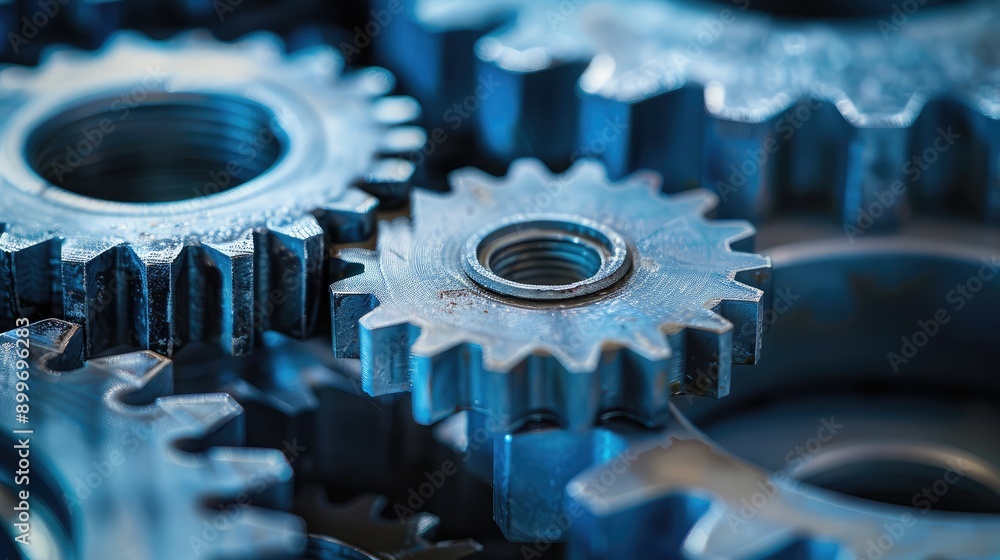 Close-up of interlocking gears, representing teamwork and unity. --ar 16:9 Job ID: 39021634-4dbb-45a2-9d61-c021ddcd204d Close-up of interlocking gears, representing teamwork and unity. --ar 16:9 Job ID: 39021634-4dbb-45a2-9d61-c021ddcd204d