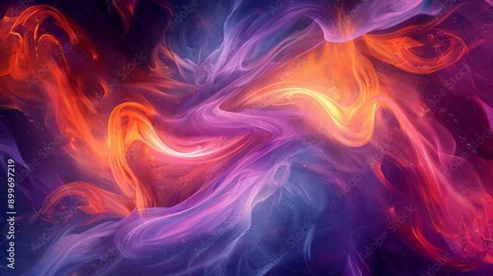 Abstract energy patterns with dynamic, swirling designs and vibrant colors Abstract energy patterns with dynamic, swirling designs and vibrant colors