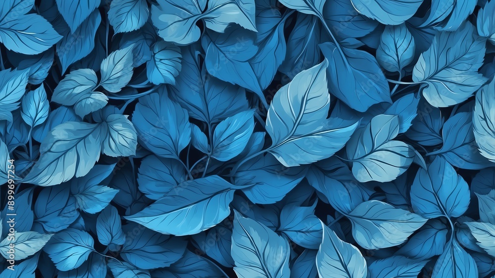 blue ivy leaves abstract background art design blue ivy leaves abstract background art design