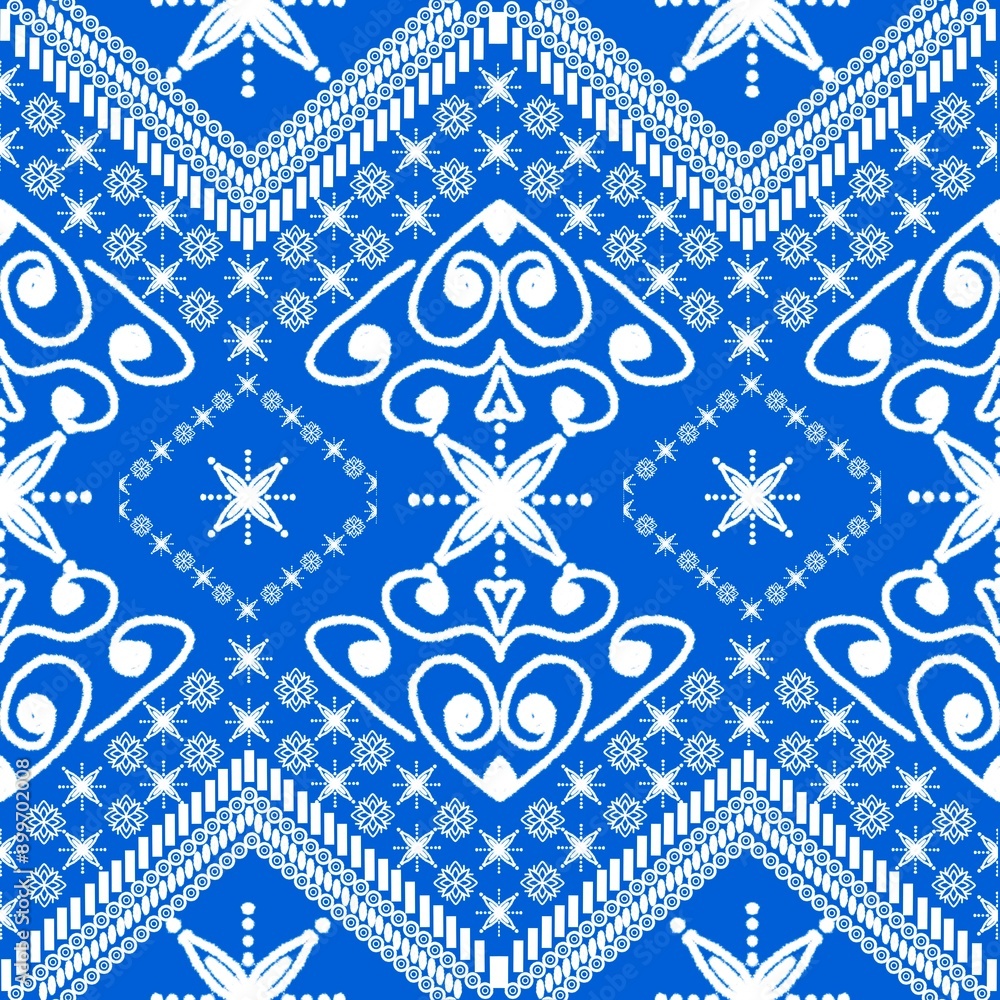 Fototapeta premium Seamless Traditional Background Design Native Pattern Floral Pattern Nature Graphic Pattern