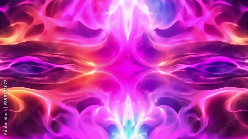 4k abstract motion colorful smoke fractal background seamless loop 4k abstract motion colorful smoke fractal background seamless loop