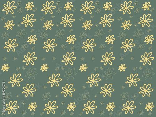 seamless pattern with flower