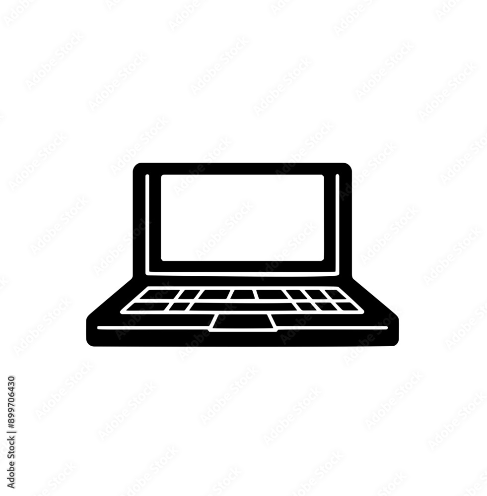 one line drawing of laptop computer with paper plane as business concept of startup one line drawing of laptop computer with paper plane as business concept of startup