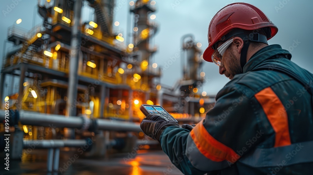 Inspection of Valve Pressures in Oil and Gas Industry with Portable Device Inspection of Valve Pressures in Oil and Gas Industry with Portable Device