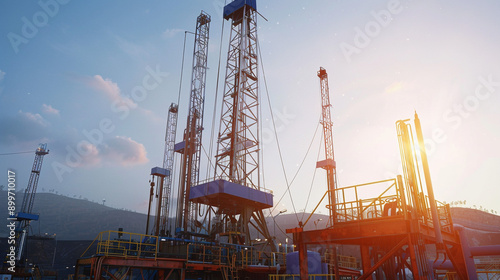 Advanced Hydraulic Fracturing Machinery in Action