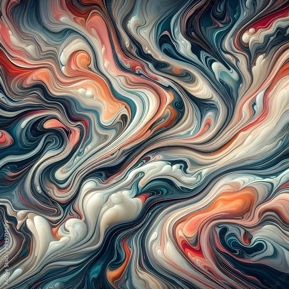 Fluid Paint Swirls Fluid Paint Swirls