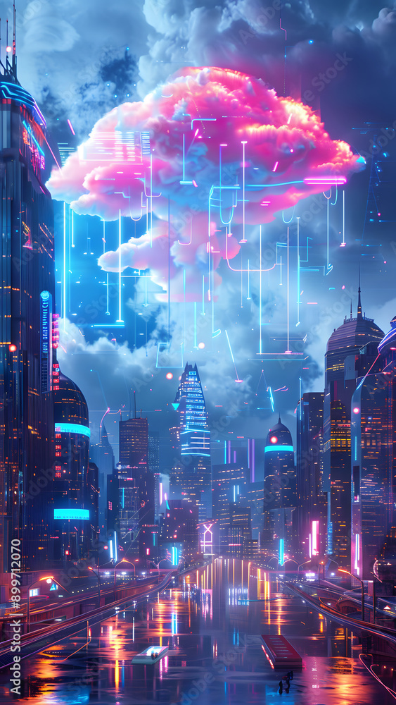 Obraz premium realistic high-resolution photo of City, with detailed background