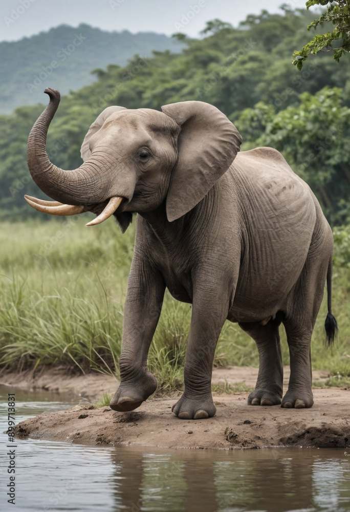 Naklejka premium Wildlife conservation efforts 