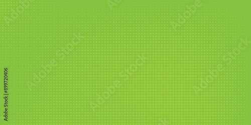 Dots halftone green color pattern gradient texture with technology digital background. Pop art comics style and ecology concept.