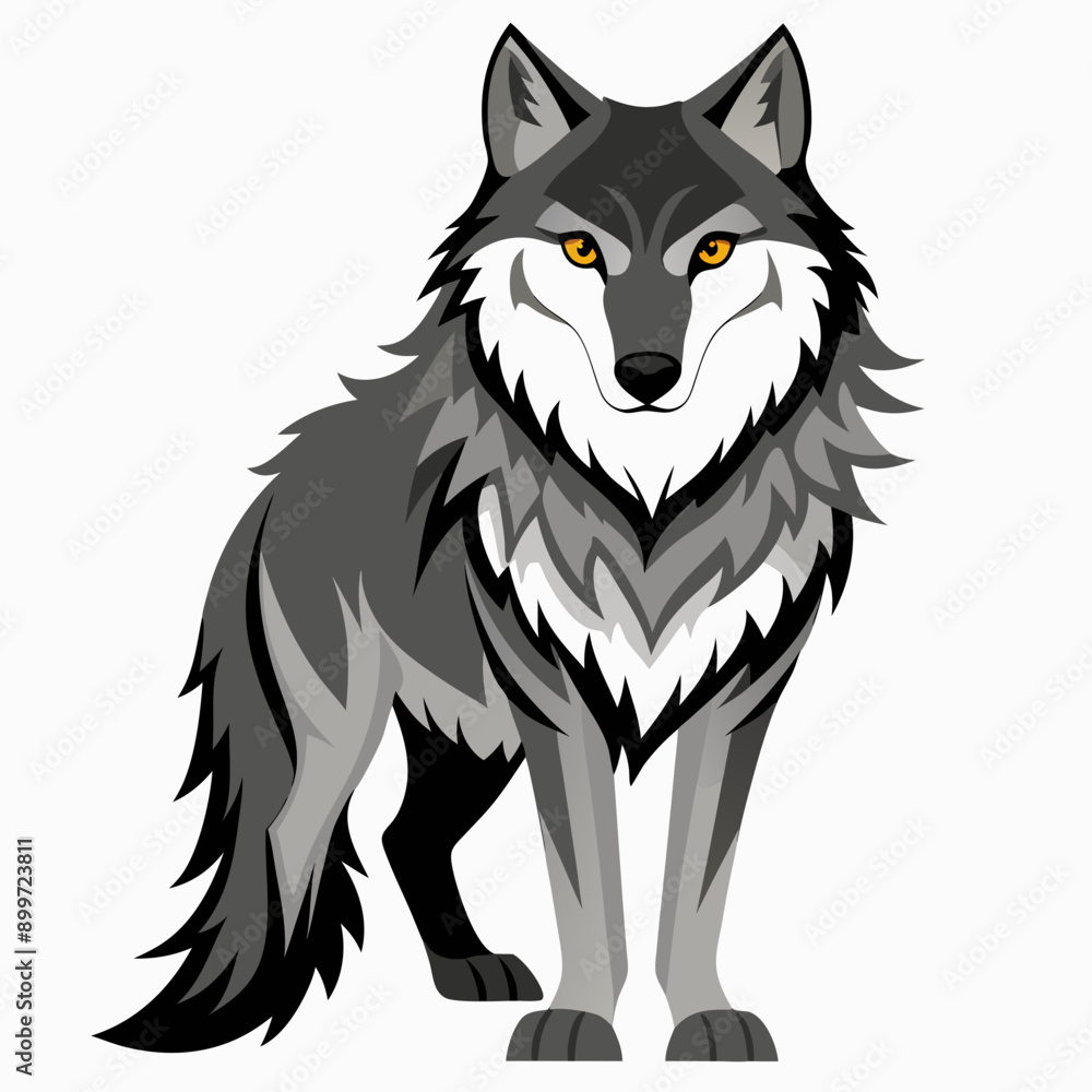 Wolf Silhouette Vector Illustration
Wolf Silhouette Vector Illustration