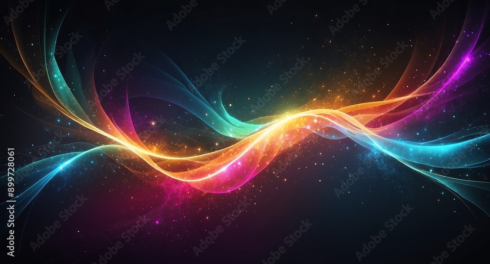 Naklejka premium holiday glow abstract background design illustration backdrop