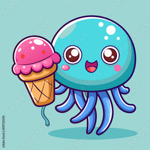jelly fish Vector illustration