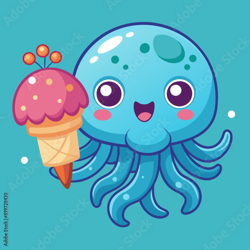 jelly fish Vector illustration