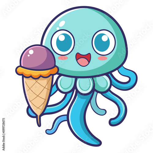 jelly fish Vector illustration