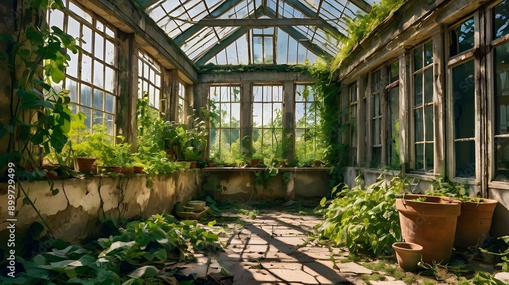greenhouse with flowers greenhouse with flowers