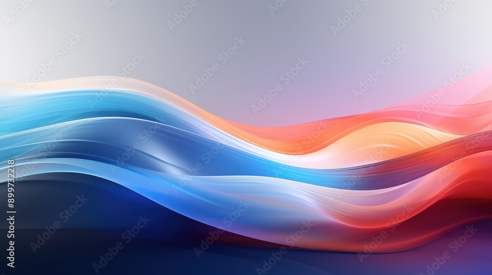 Abstract Flowing Color Waves Abstract Flowing Color Waves