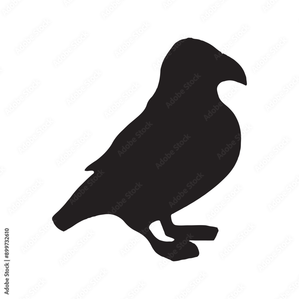 Obraz premium Bird silhouette Vector art illustration eps